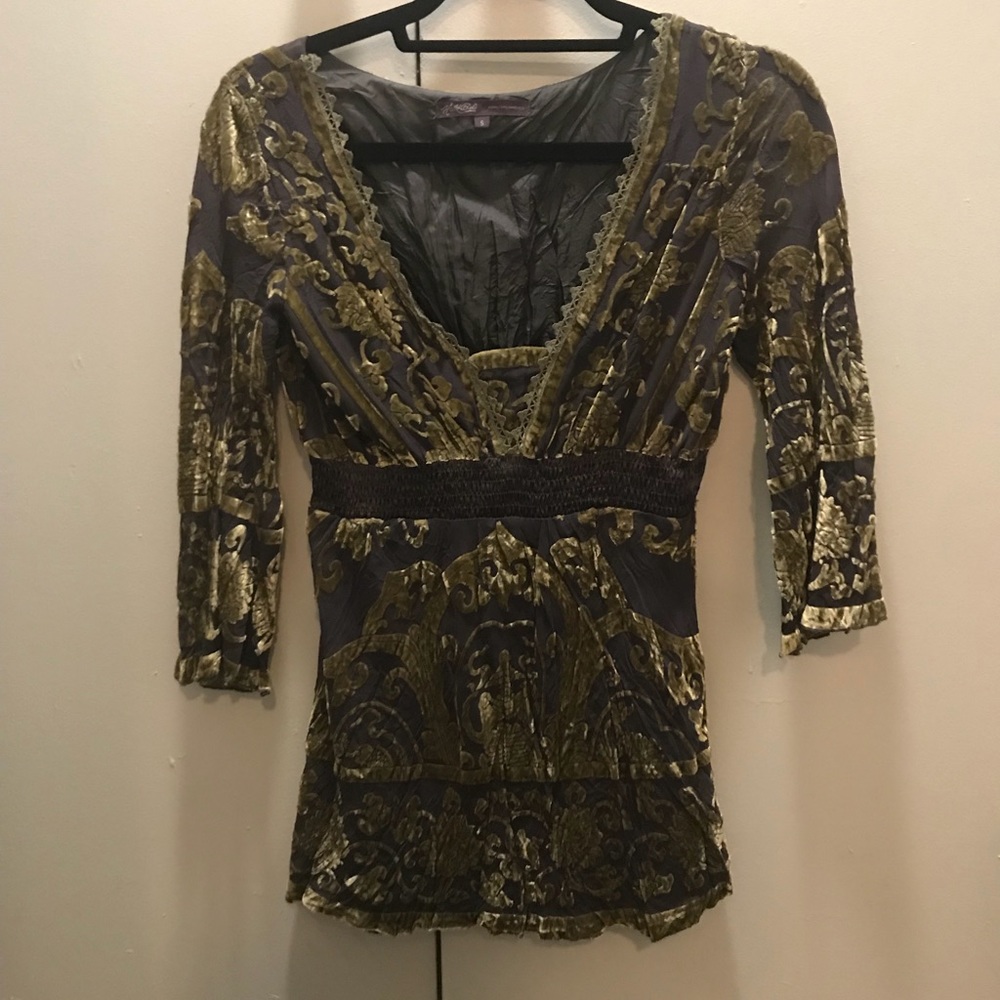 Hale Bob Velvet Top